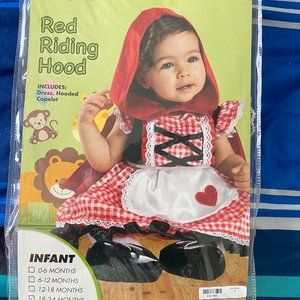 Spirit Halloween Little Red Riding Hood Costume 18-24 mo.